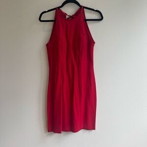 Vintage Blondie And Me by Linda Bernell Red Mini Halter Dress